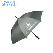 Auto abierto Straight Rod Logo Printing Fashion Umberla Pequeño promocional publicitario Chinese Golf Umbrella Classic con EVA Handle